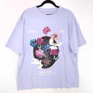 Civil Regime T-shirt Size Medium Seeds of Life Purple